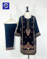 velvet dress 17.4 Navy Blue
